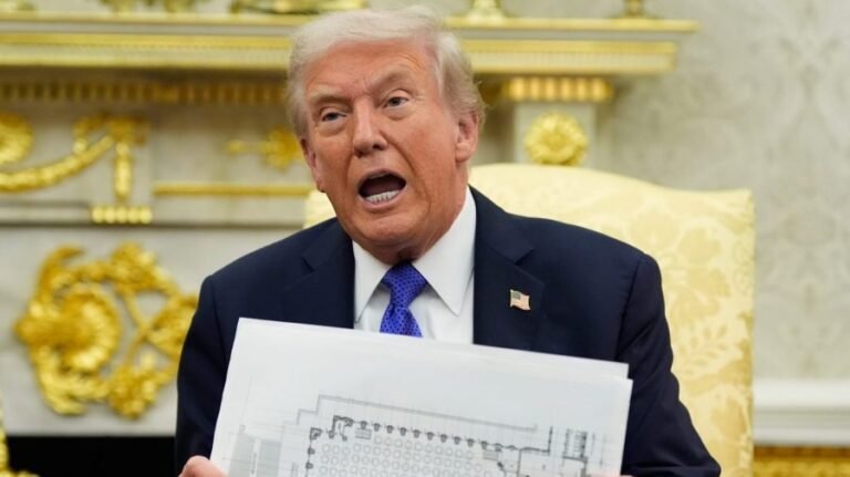 Trump slams reports he plans to name White House ballroom after himself: 'Fake news'