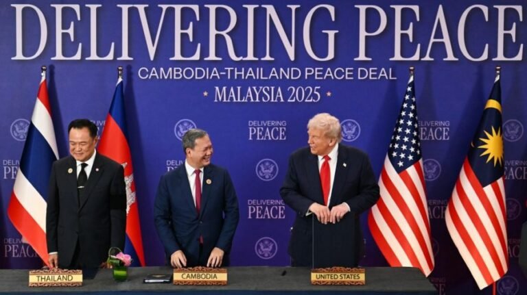 Trump oversees peace deal signing between Thailand, Cambodia