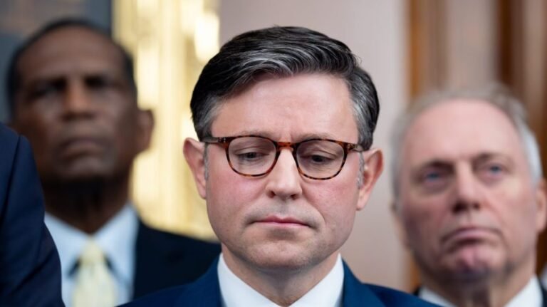 Watch live: Johnson gives remarks on as government shutdown hits 30 days