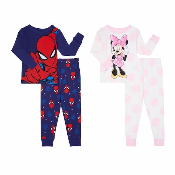 Toddler Character Long Sleeve Pajama Sets only $4!