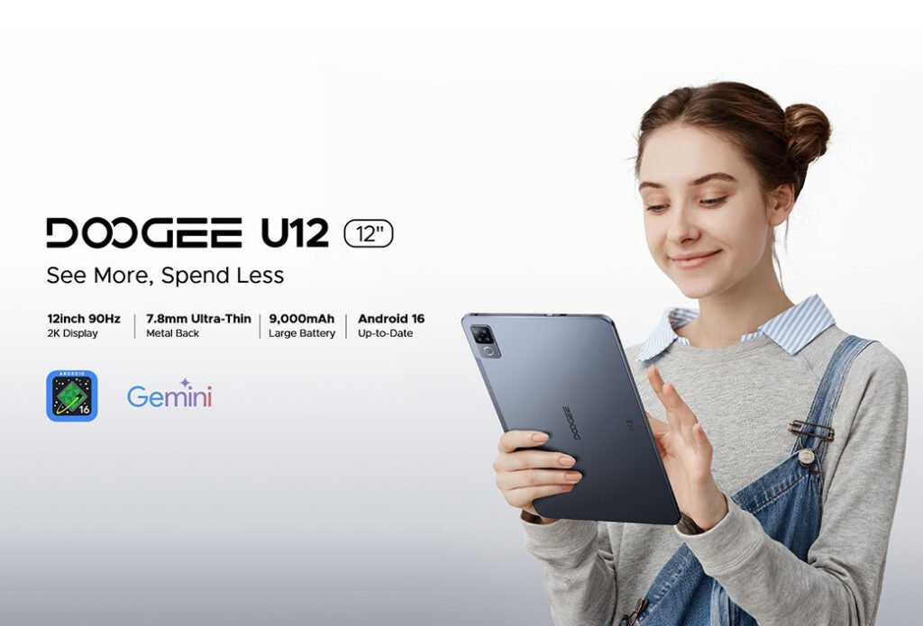 Save Big on DOOGEE’s New U12 Tablet With This Exclusive Coupon