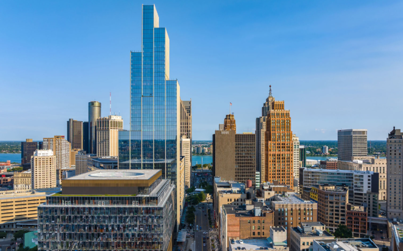 Bedrock Completes 12-Story Hudson’s Detroit Building