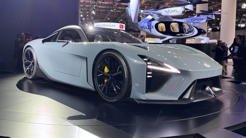 New electric Lexus Sports Concept to sit alongside V8-powered Gazoo Racing GT