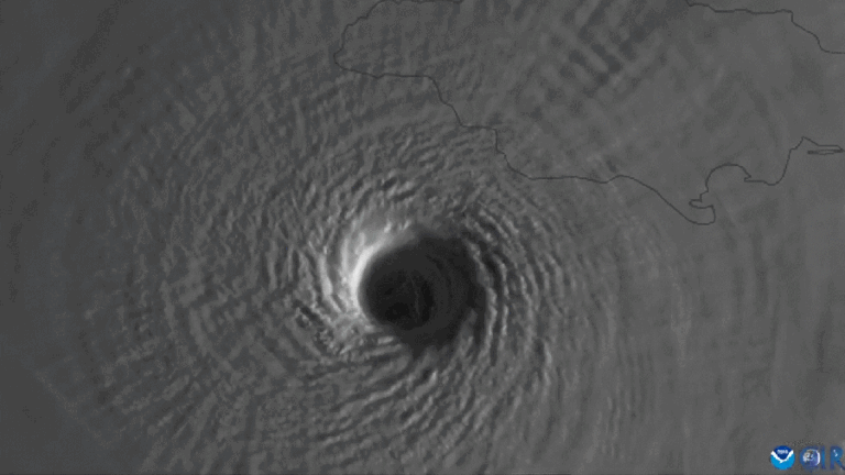 Watch: 'Hurricane Hunters' capture video in eye of Melissa before turbulence forces them back