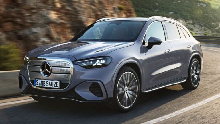 All-electric Mercedes GLC goes on sale from £60,350 with 400-mile range and massive screen