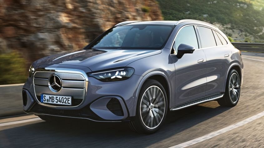 All-electric Mercedes GLC goes on sale from £60,350 with 400-mile range and massive screen