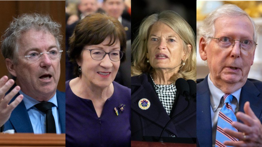 GOP senators balk at Trump targeting blue states