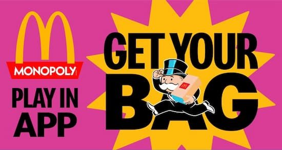 McDonald’s Monopoly: Win Instant Food, Cash & Prizes!