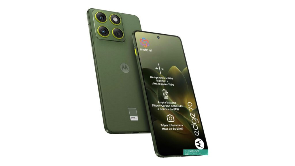 Motorola Edge 70 Surfaces With 5.99mm Body & 50MP Camera