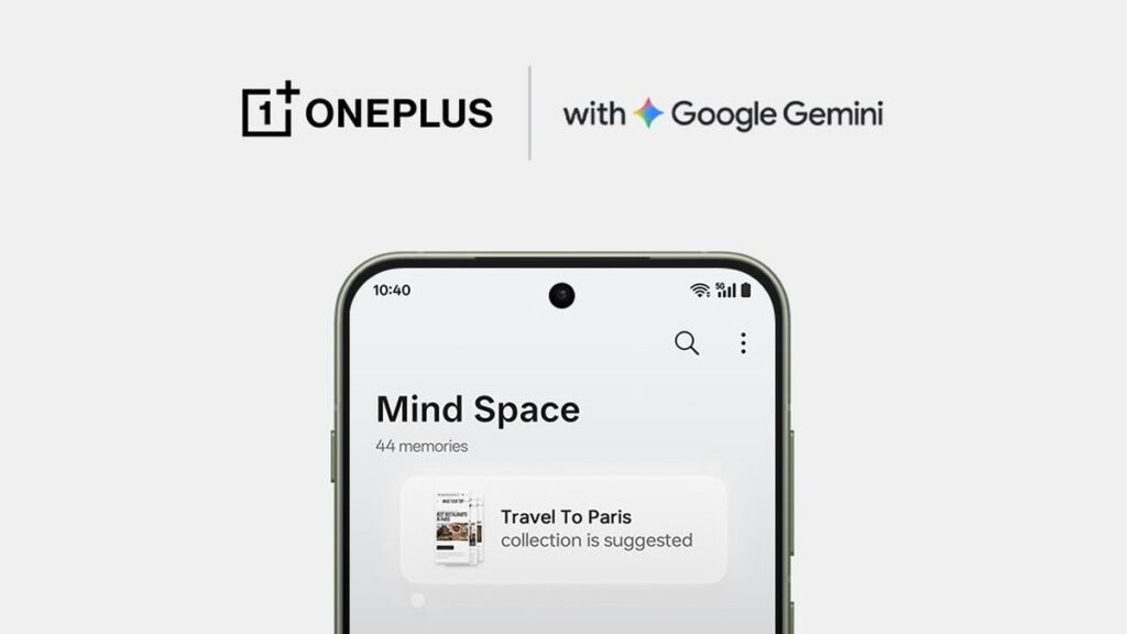 OxygenOS 16 Will Supercharge OnePlus Mind Space With Google Gemini