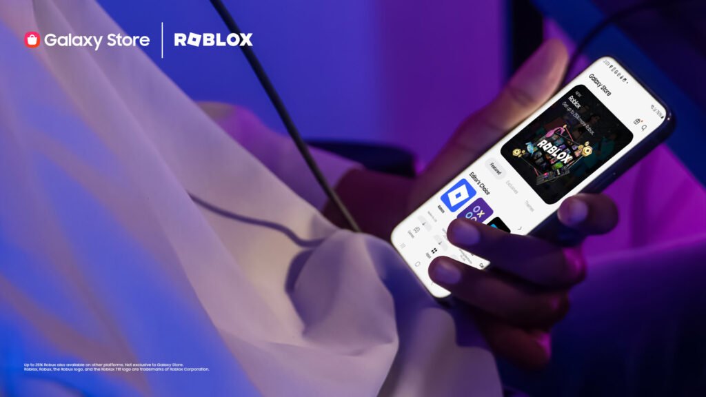 Roblox comes to the Galaxy Store with a special Robux promo