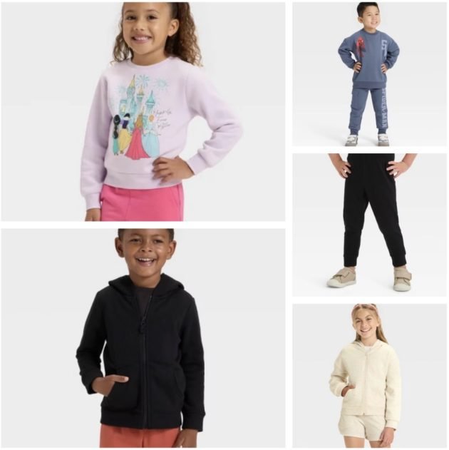 Kid’s Sweatshirt & Sweatpants as low as $3.60 at Target! {Today Only}