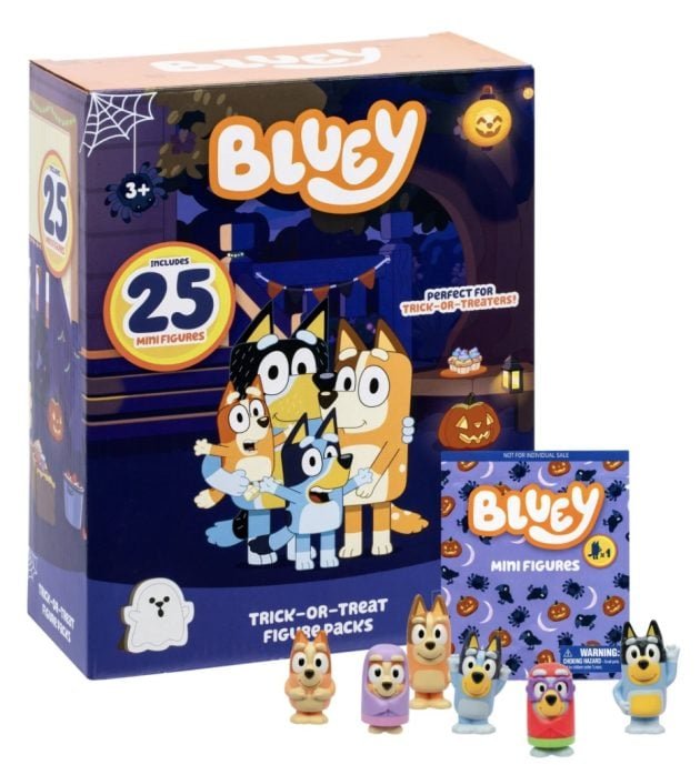 Bluey Mini Figures, 25 Individually Bagged Figures only $10!