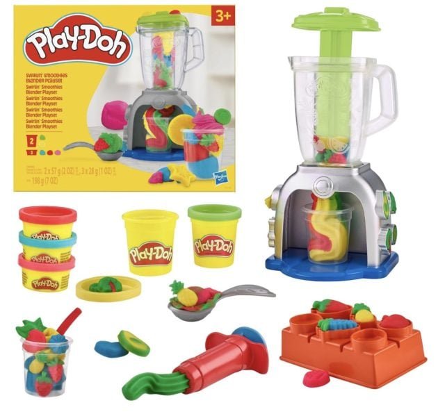Play Doh Swirlin’ Smoothies Toy Blender Playset only $5.84!