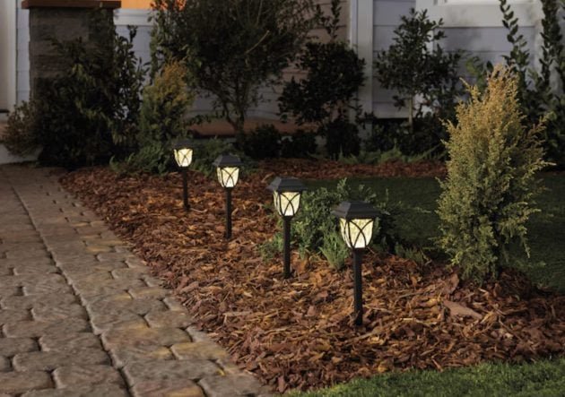 Harbor Breeze 4-Pack 5 Solar LED Path Lights only $10.79!