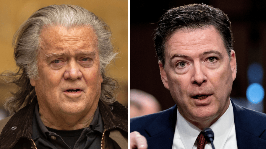 No Comey perp walk 'bulls---': Bannon
