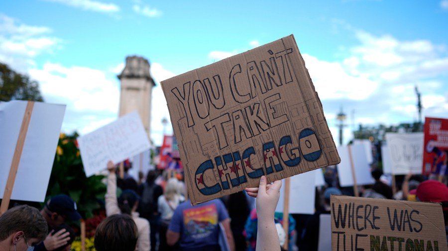 Broadview mayor limits protests around Illinois town's ICE facility