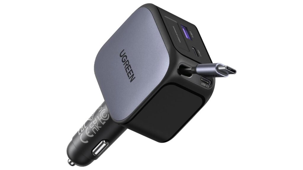This UGREEN car charger covers the whole family for only $35