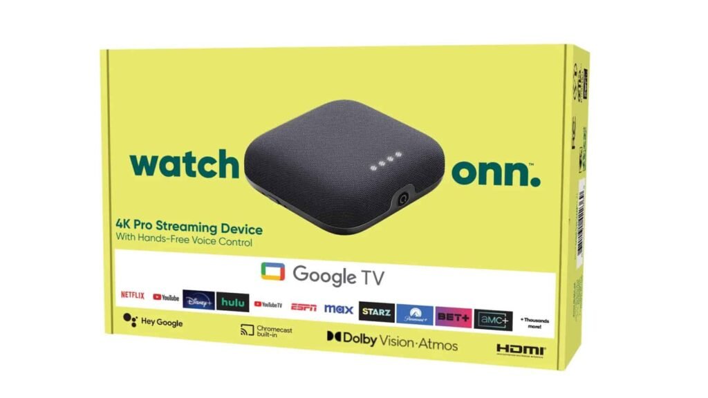 Snag the Onn 4K Pro Google TV box for only $44.73