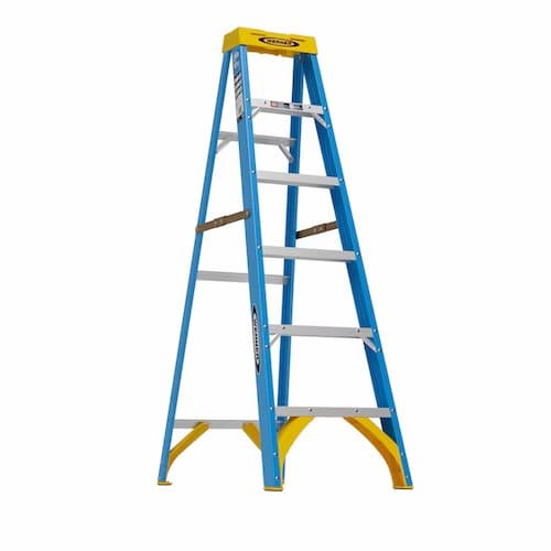 Werner 6-Foot Fiberglass Step Ladder only $59 (Reg. $129!)