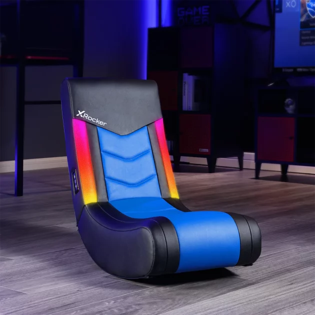 Floor Gaming Chair with RGB Lighting only $21 (Reg. $45)!