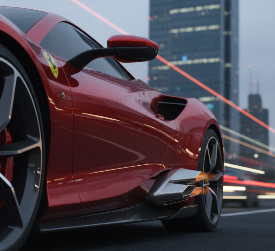Are We Going To See a Ferrari With Side-Exit Exhausts in the Near Future?