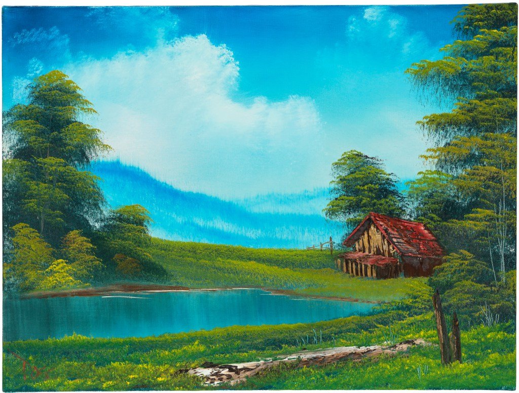 30 Bob Ross Paintings Head to Auction to Support Public Media 