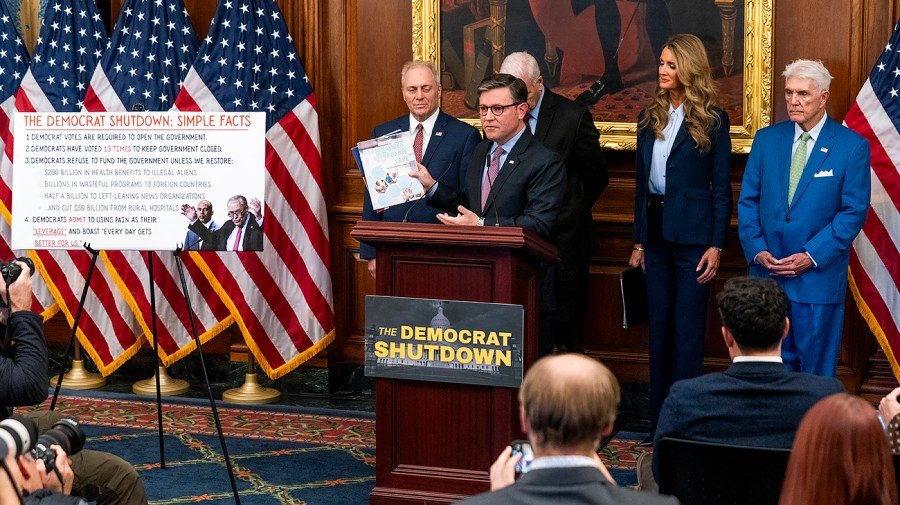 Speaker Johnson says GOP working on Republican health care plan amid shutdown
