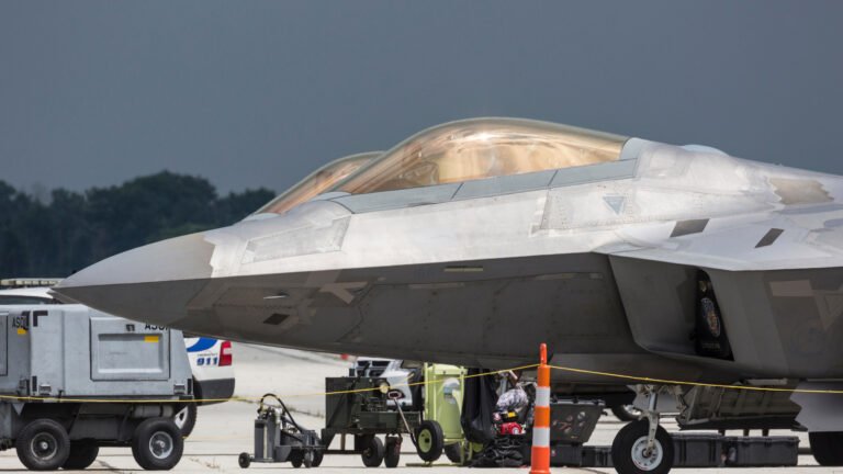 The F-22 Raptor's Gold-Tinted Canopy Is A Stealthy Secret Weapon