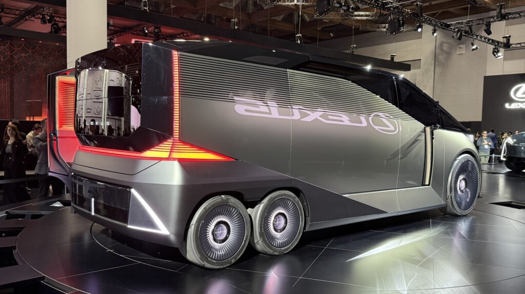 Lexus LS Moves Into The Unknown With Wild Six-Wheel And Coupe-SUV Concepts