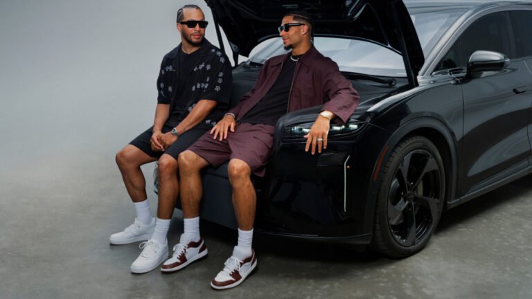 Lucid Teams Up With NBA Stars Brunson and Hart in New Courtside Campaign