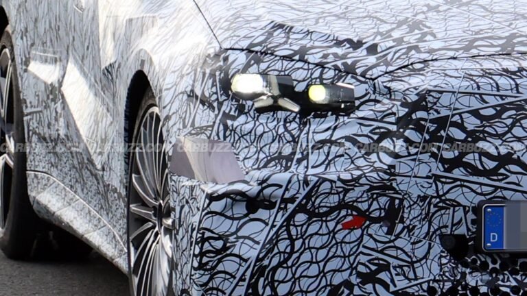 New Mercedes C-Class AMG EV Spied Showing More Aggressive Details