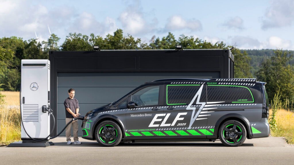 Mercedes-Benz's New Mobile Lab Van is Rethinking How We Charge EVs