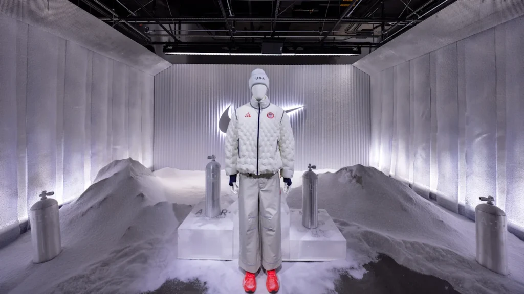 Nike’s new Air Milano is a winter coat that inflates like an air mattress
