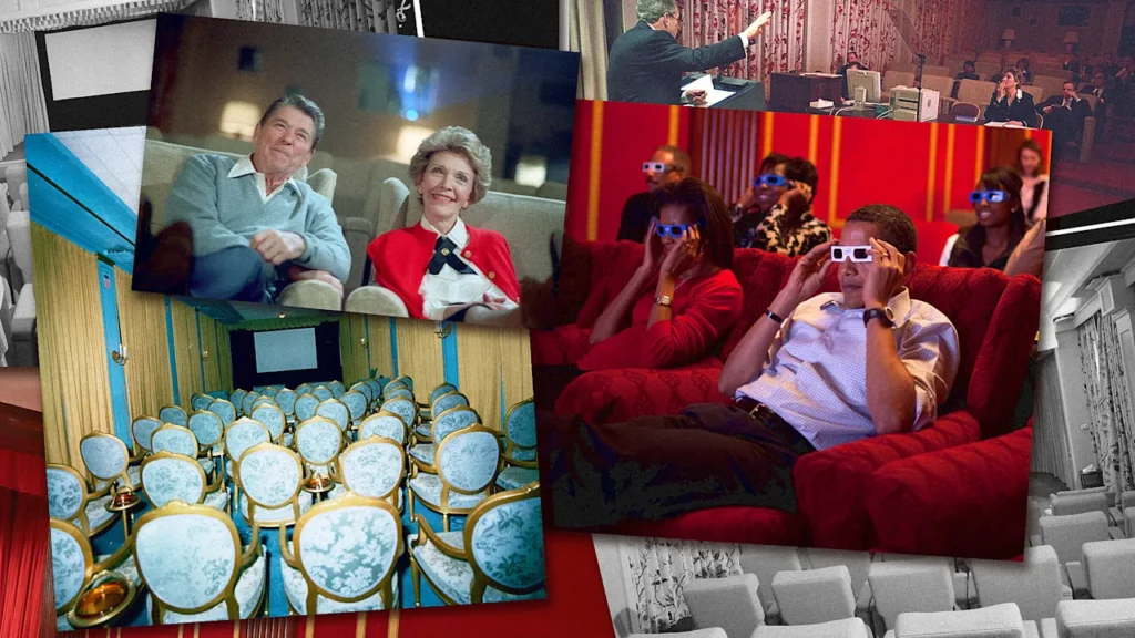 The historic White House movie theater is gone. Here’s a design peek into its past