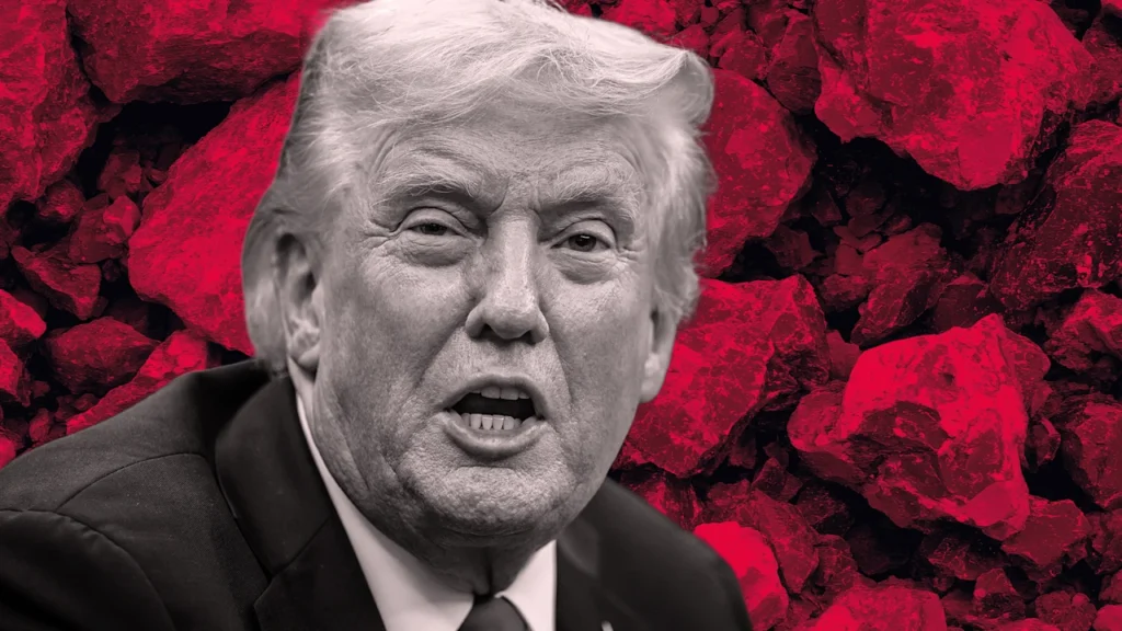 Rare earths and mining stocks are surging again today as Trump’s spat with China enters its second week