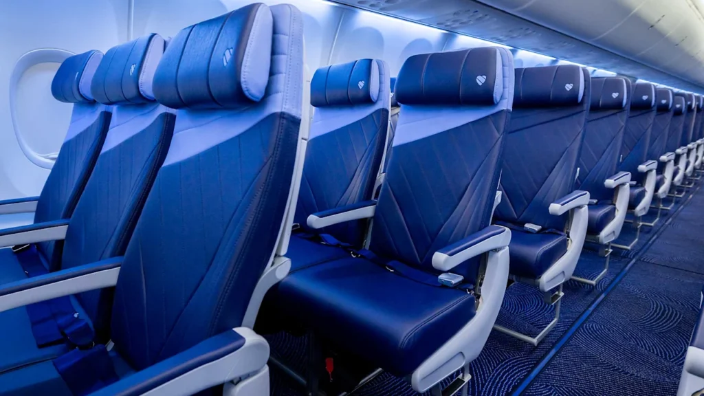Southwest’s new cabin design has more legroom—for some people