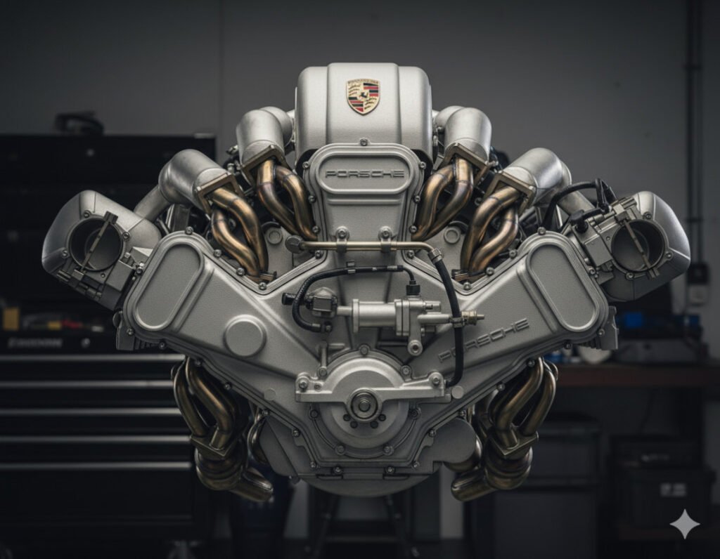 Porsche Working on Radical New W18 Engine With Three Banks of Cylinders