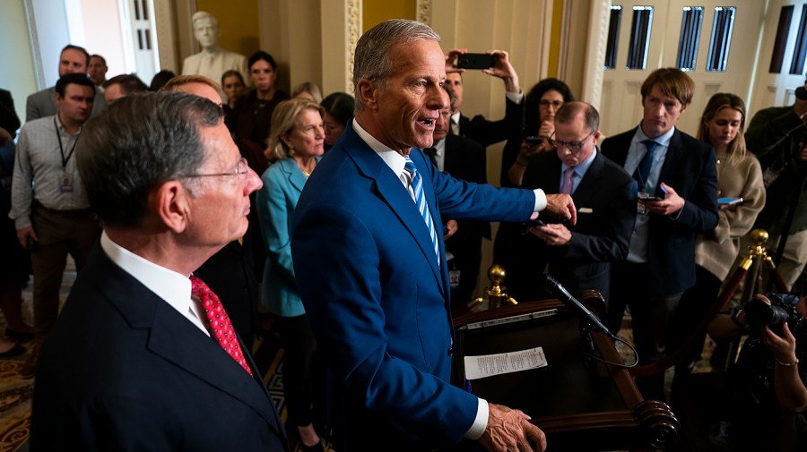 Thune: 'Strong' GOP support for paying all federal workers during shutdown