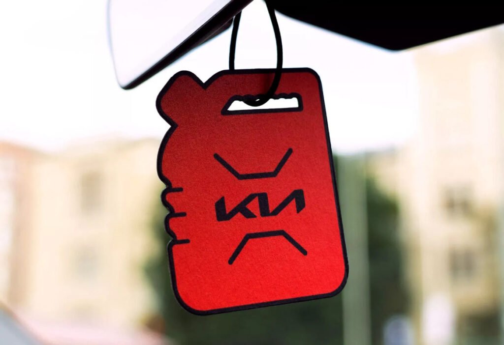 Kia Made a Gasoline-Scented Air Freshener for EV Drivers Missing the Smell of Fuel
