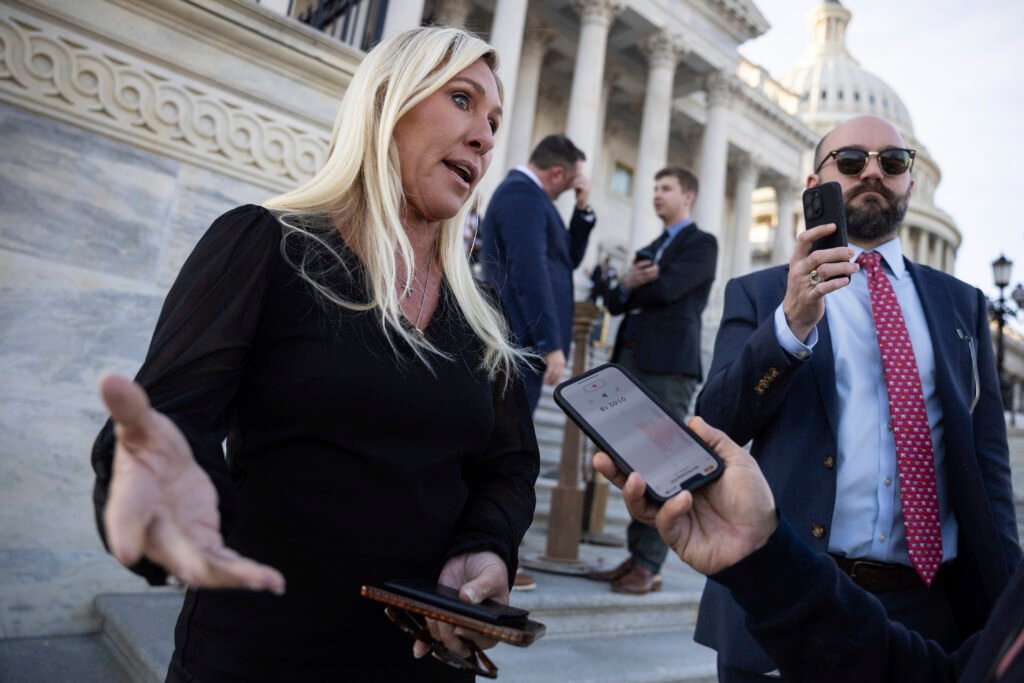Republicans are growing tired of Marjorie Taylor Greene’s shutdown attacks
