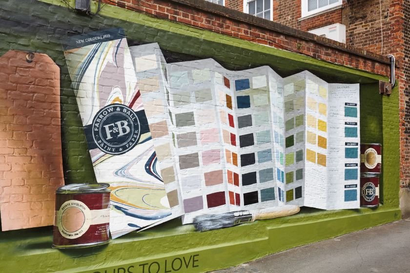 JOY! Collective and Farrow & Ball bring London's streets to life with hyper-real mural campaign