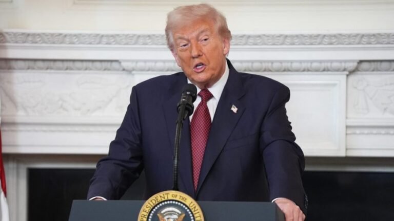 Trump accuses Democrats of 'cracking like dogs' on shutdown over filibuster fears