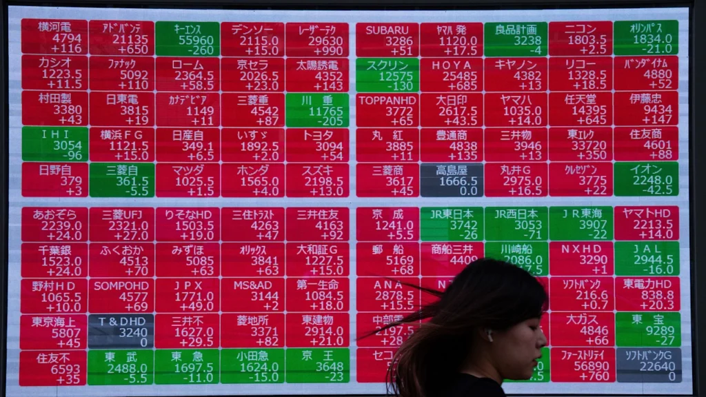 Global shares are mixed after earnings reports boost Wall Street