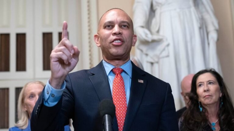 Watch live: Jeffries, Dems speak ahead of House vote on bill to reopen government