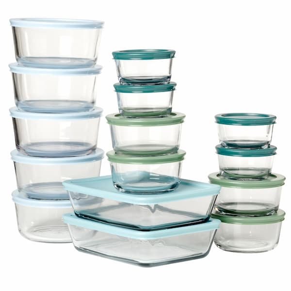 Anchor Hocking 32-Piece Glass Food Storage Set only $20! {Walmart+ Early Access}