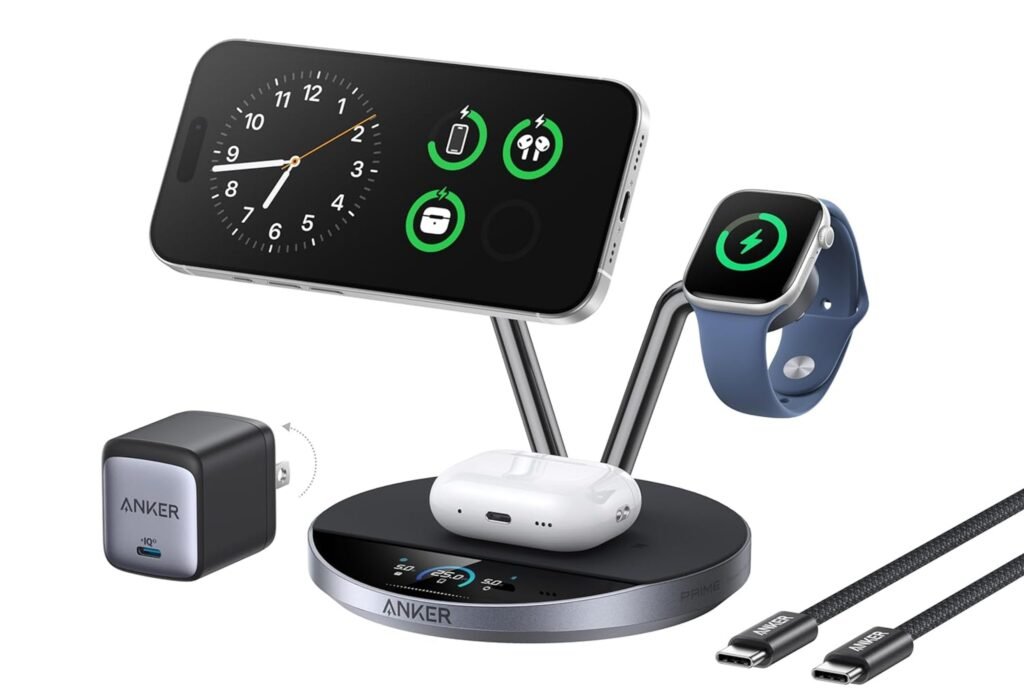 Snag Anker's 3-in-1 MagSafe Qi2 charging dock for $179.99