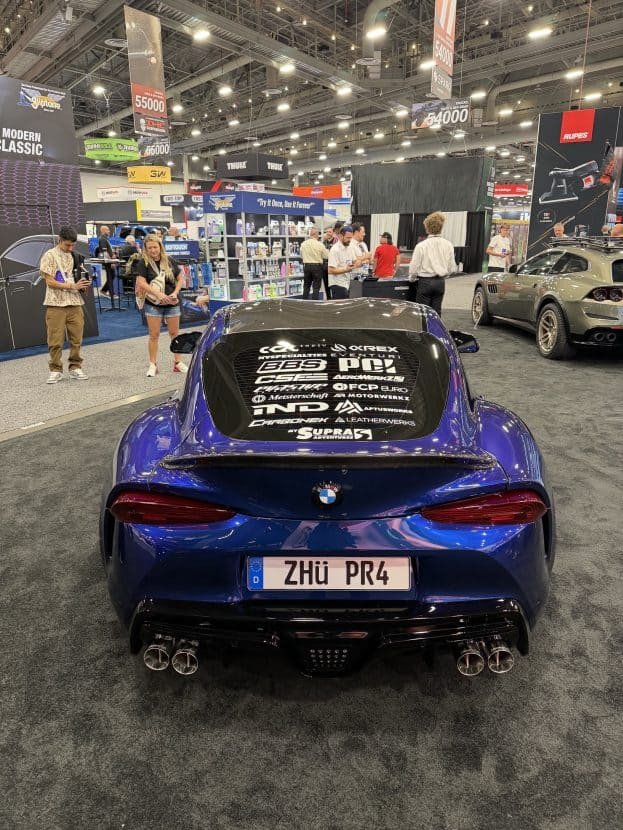 BMW Z4 Coupe Based on Toyota Supra Comes to Life at SEMA