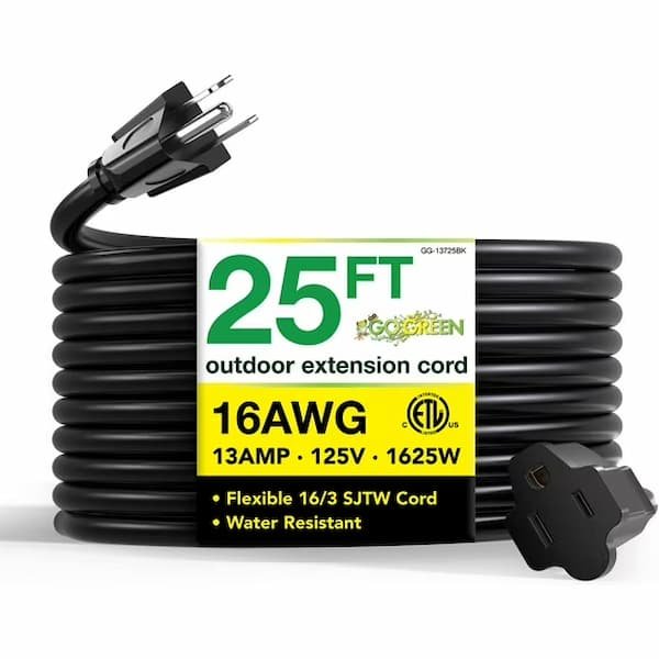 GoGreen Power 25-Ft Heavy Duty Outdoor Extension Cord only $8.01 (Reg. $24)!