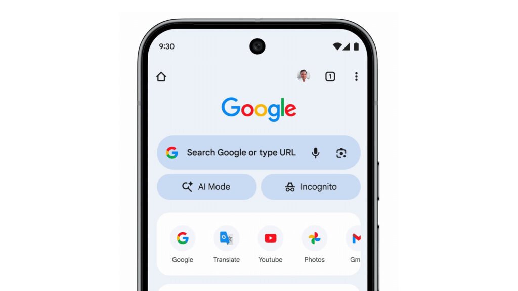 Google Puts AI Front and Center in Chrome (Literally)